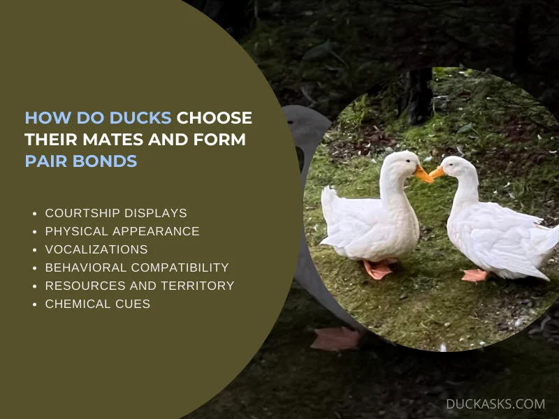 How Do Ducks Choose Their Mates and Form Pair Bonds